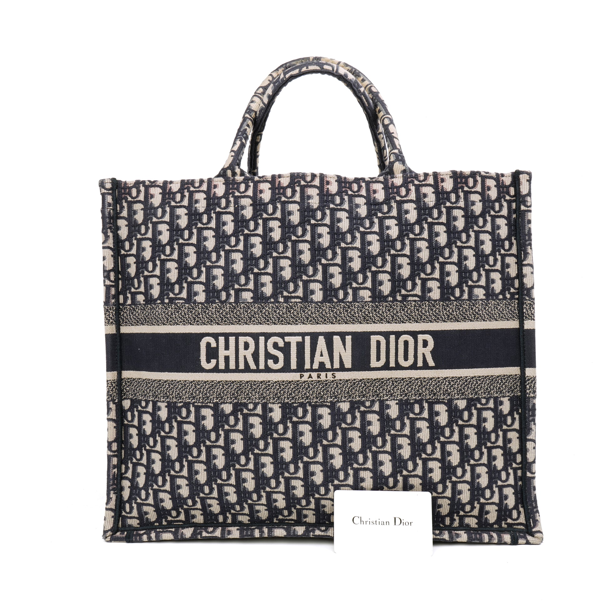 Dior Book Tote Large Oblique Canvas
