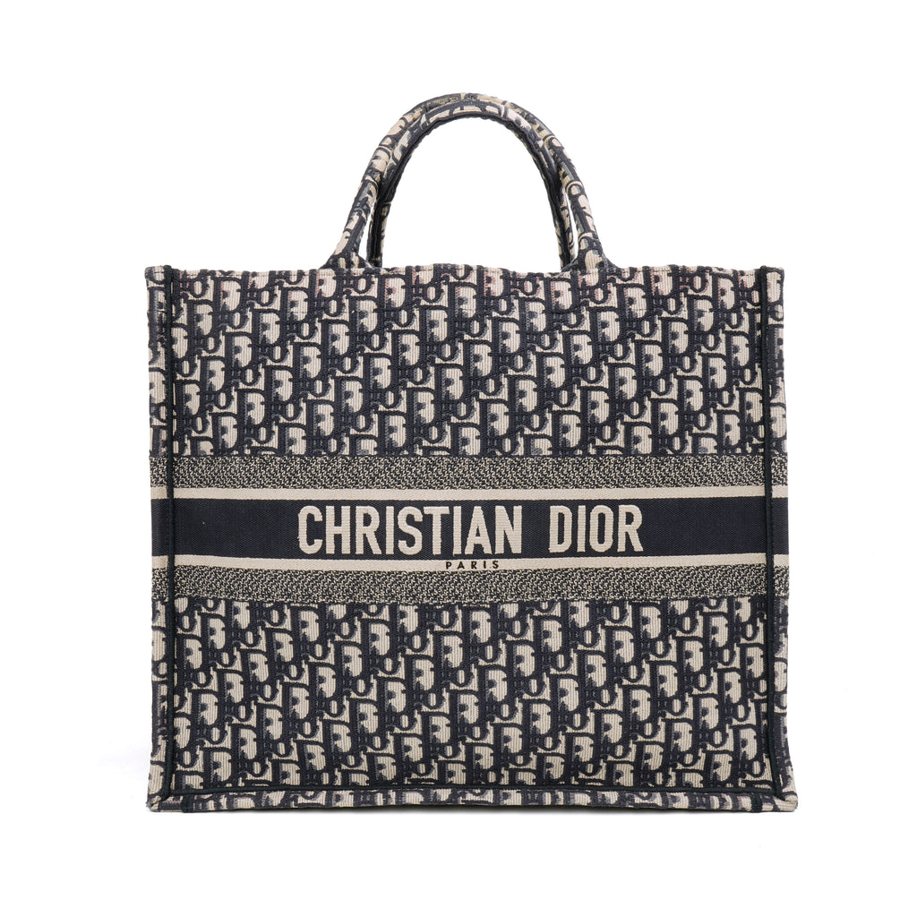 Dior Book Tote Large Oblique Canvas