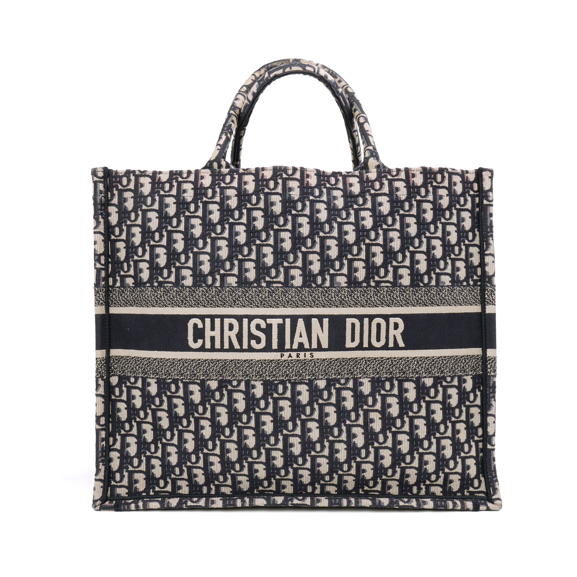 Dior Book Tote Large Oblique Canvas