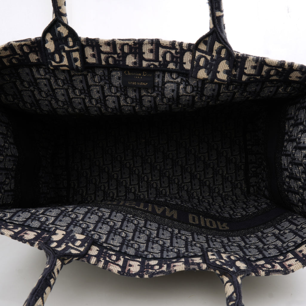 Dior Book Tote Large Oblique Canvas