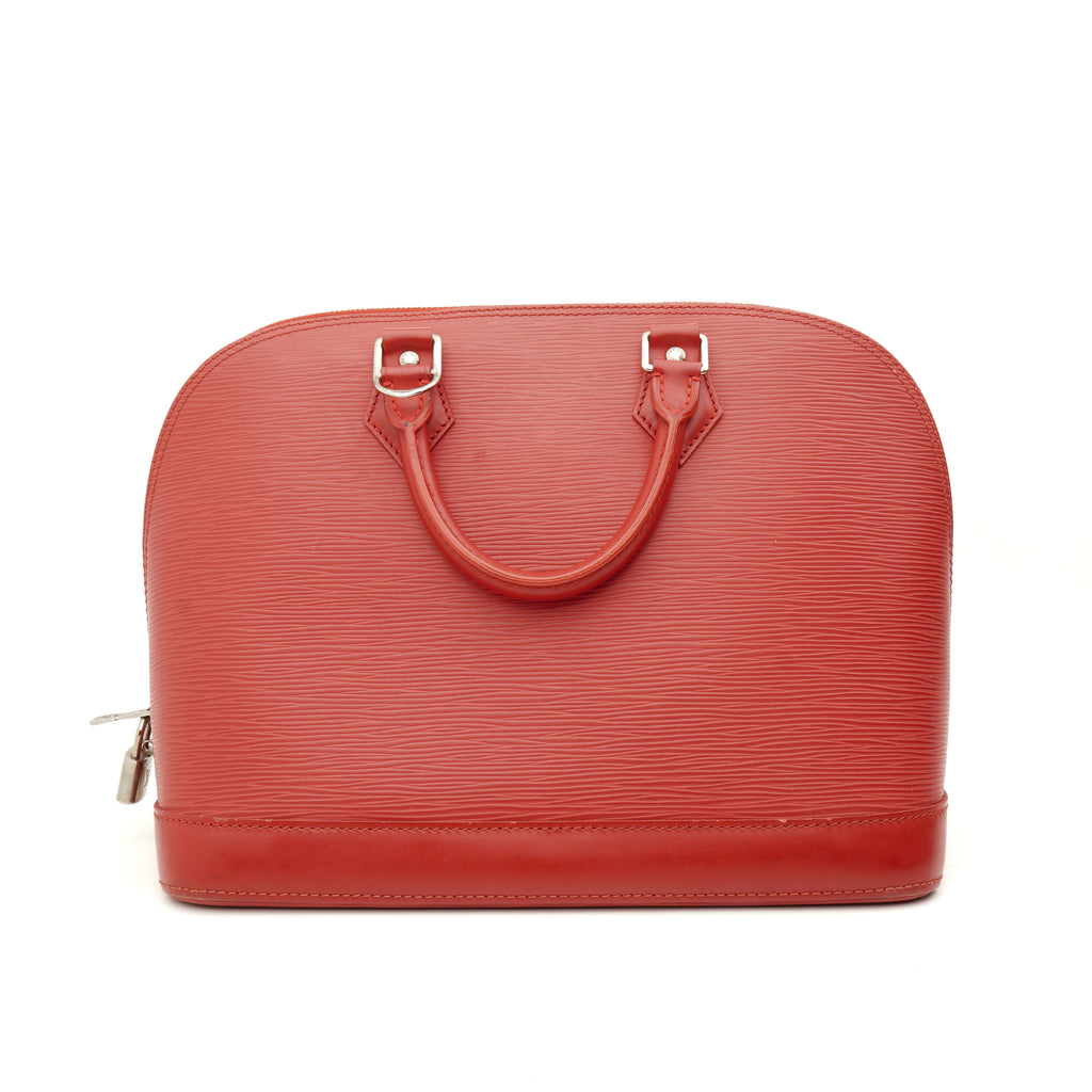 Louis Vuitton Alma Epi Leather Red