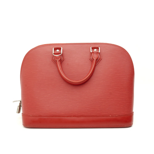 Louis Vuitton Alma Epi Leather Red