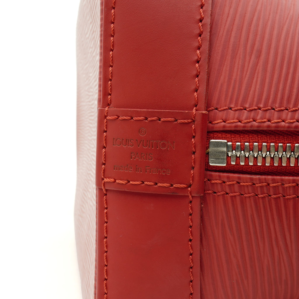Louis Vuitton Alma Epi Leather Red