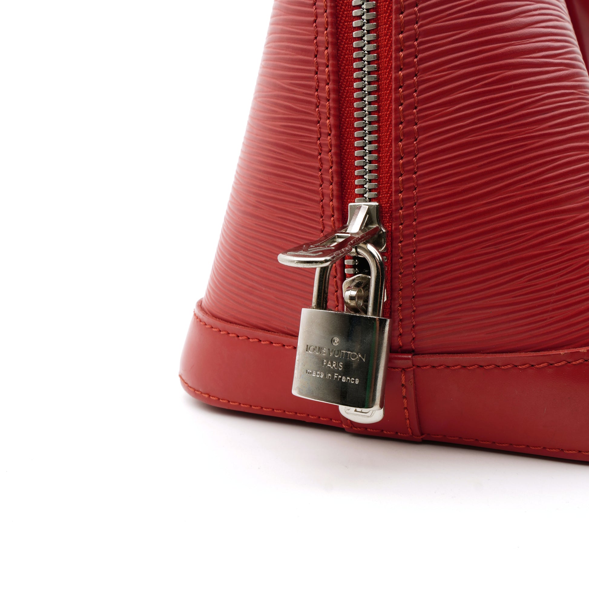 Louis Vuitton Alma Epi Leather Red