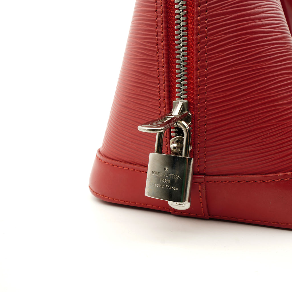 Louis Vuitton Alma Epi Leather Red
