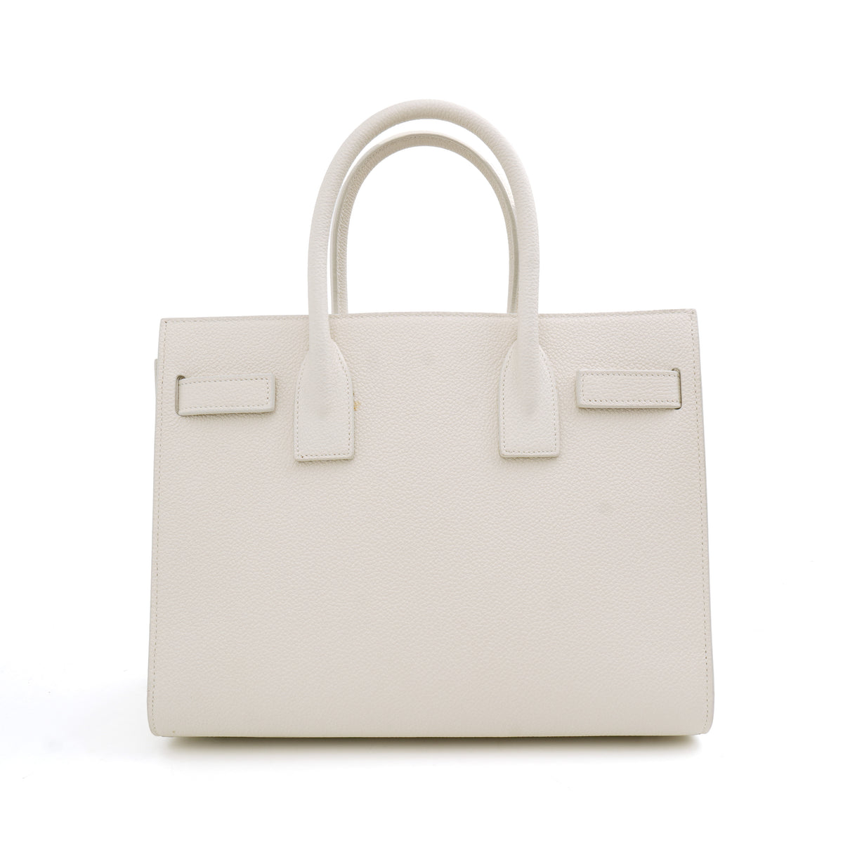 Saint Laurent Sac de Jour Baby White Grained