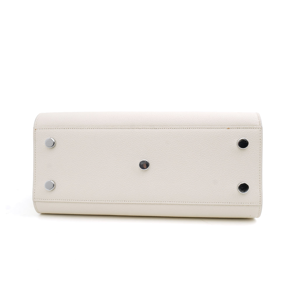 Saint Laurent Sac de Jour Baby White Grained