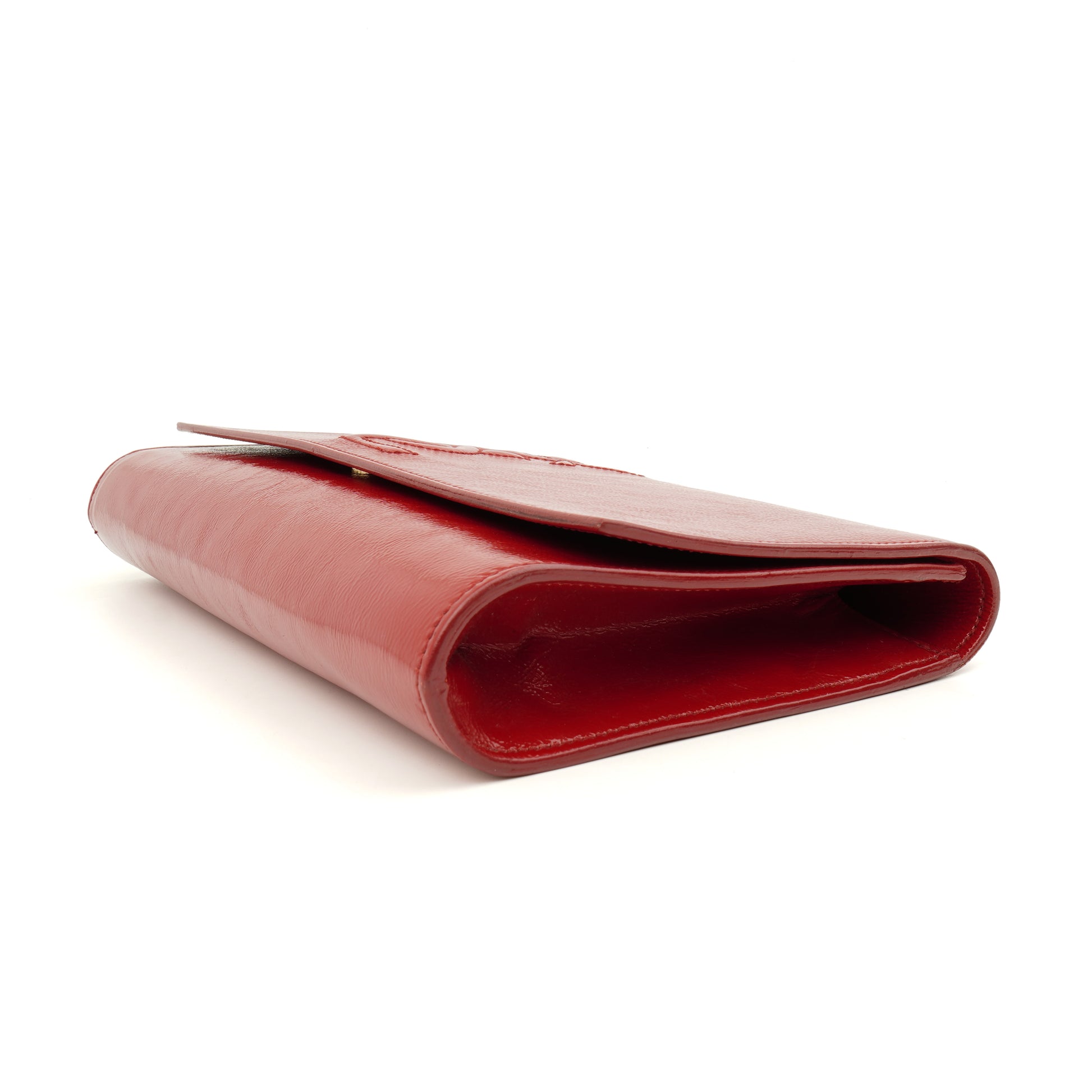 Saint Laurent Belle De Jour Red Patent