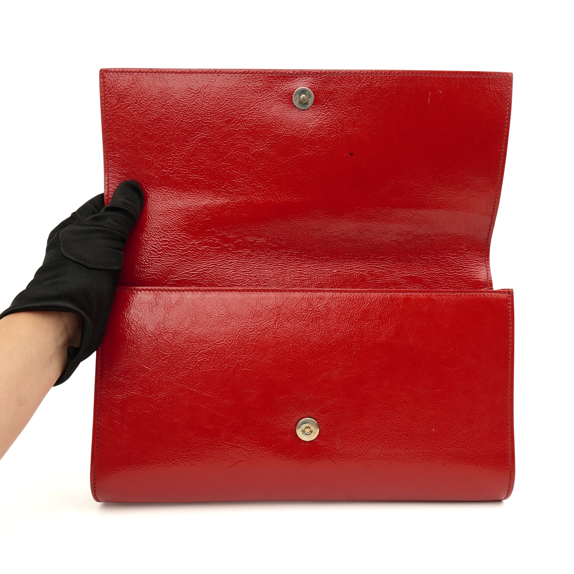 Saint Laurent Belle De Jour Red Patent