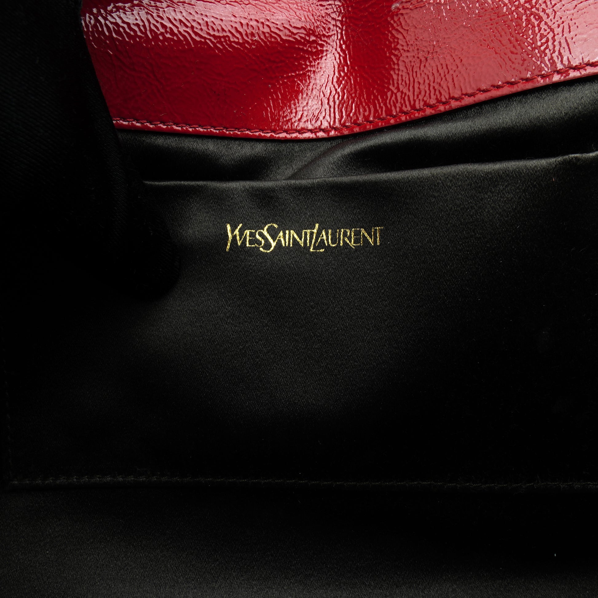 Saint Laurent Belle De Jour Red Patent