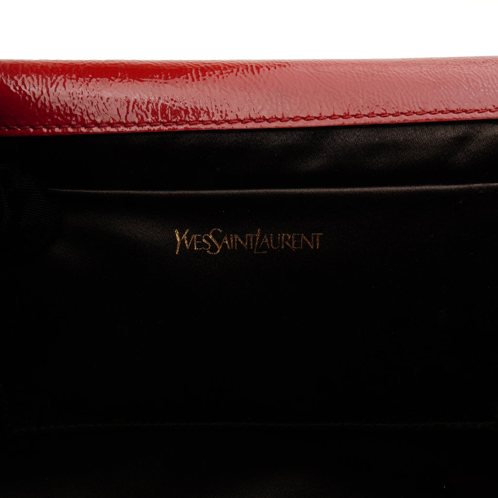 Saint Laurent Belle De Jour Red Patent