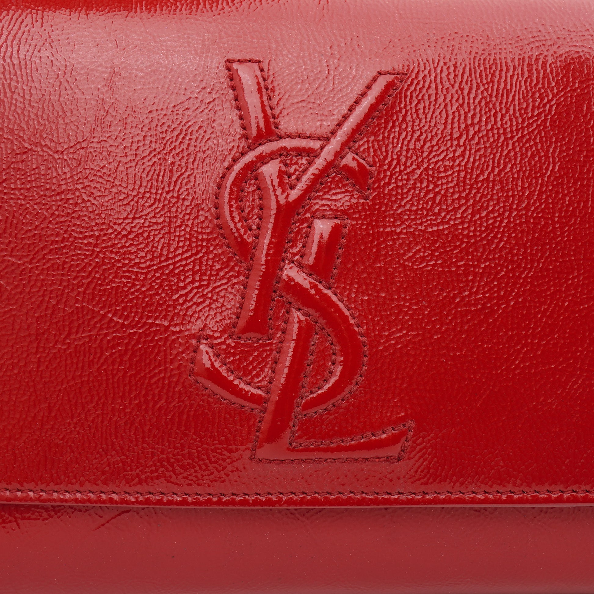 Saint Laurent Belle De Jour Red Patent