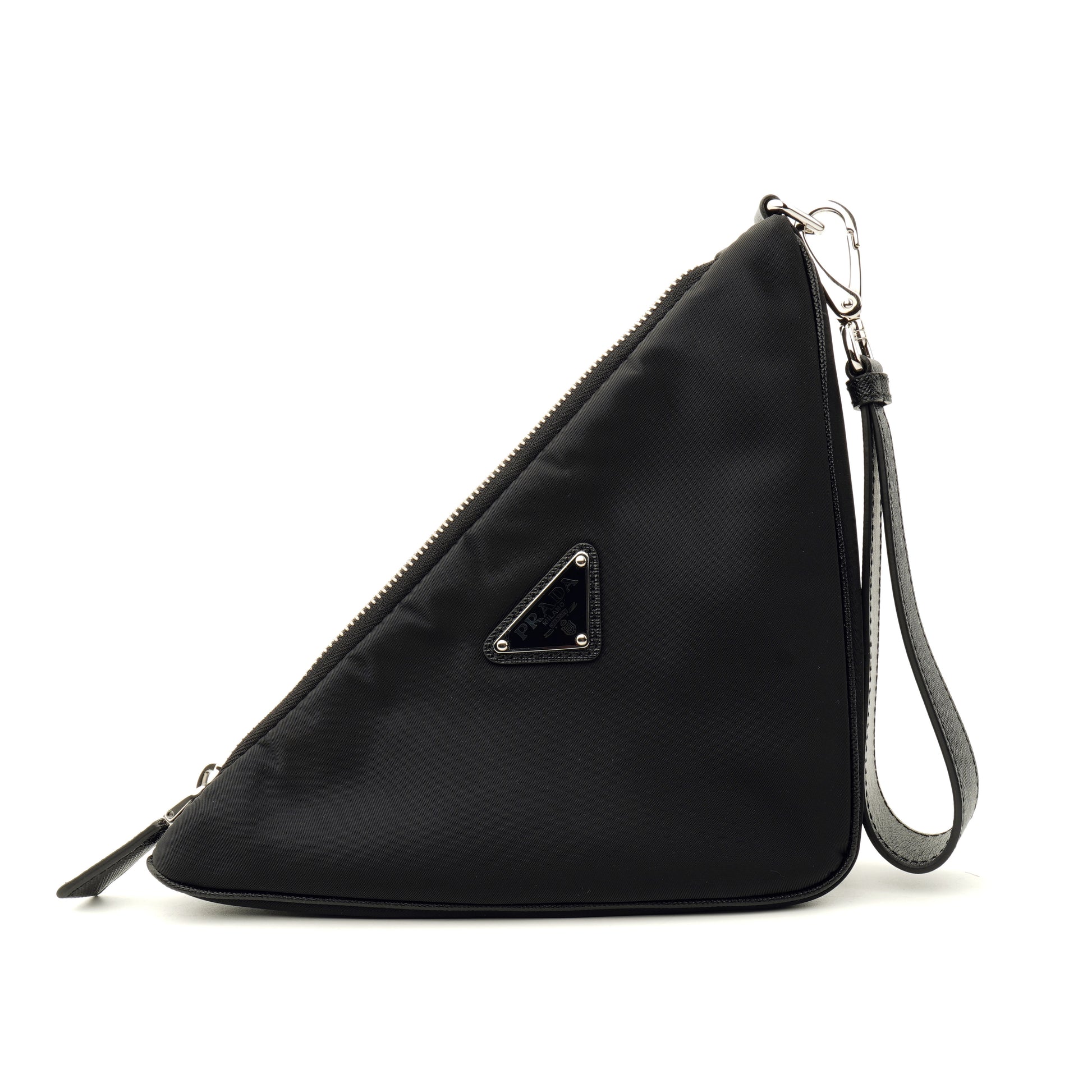 Prada Triangle Re-nylon Wristlet