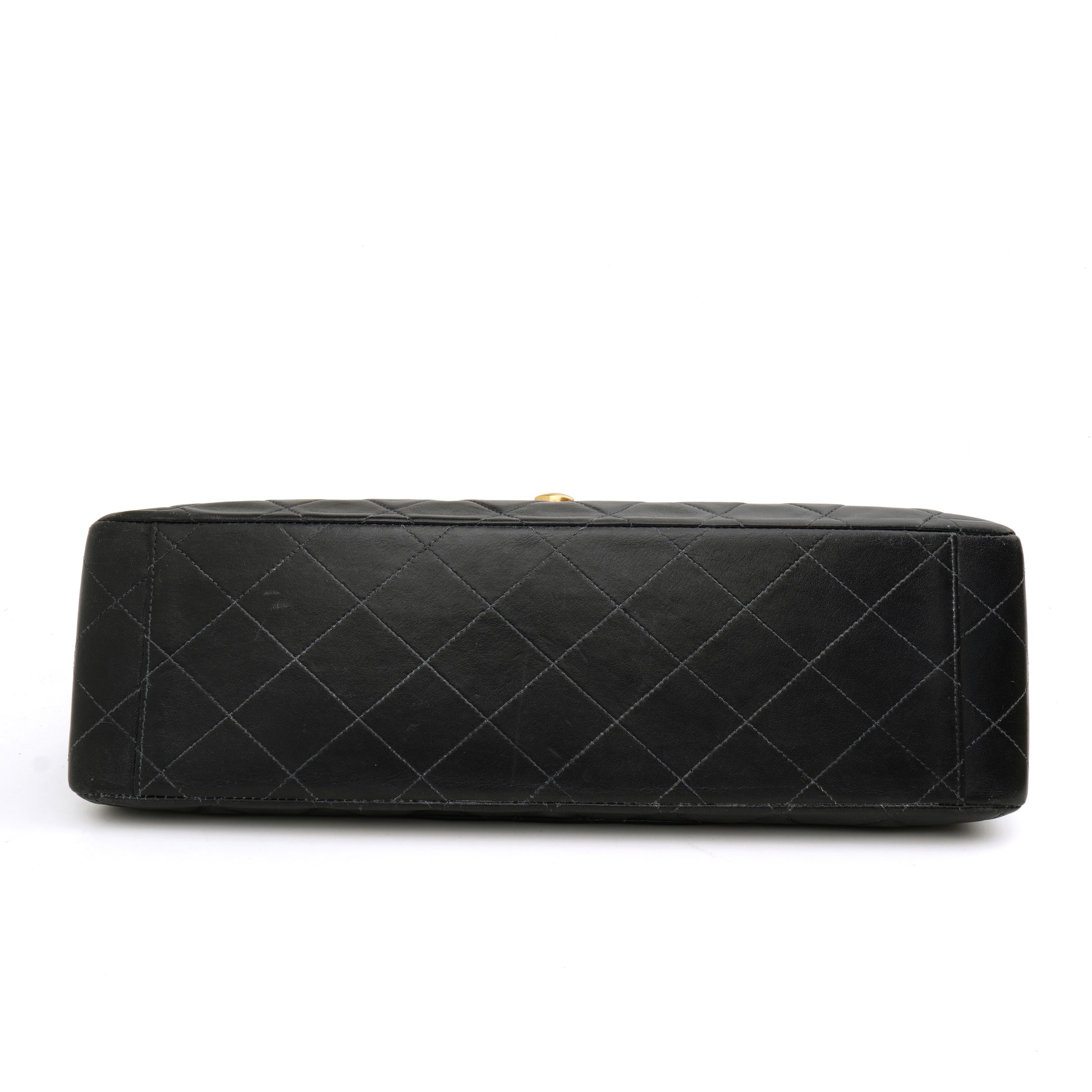 Chanel Single Flap Jumbo Lambskin Black GHW