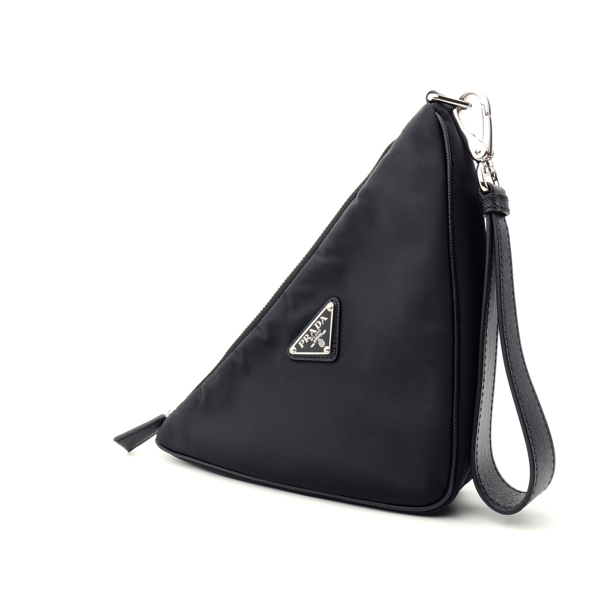 Prada Triangle Re-nylon Wristlet