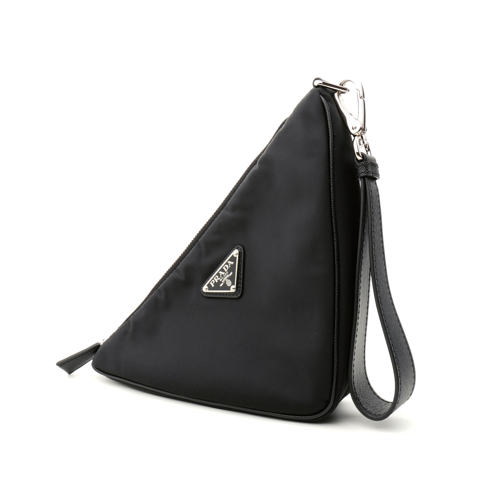 Prada Triangle Re-nylon Wristlet