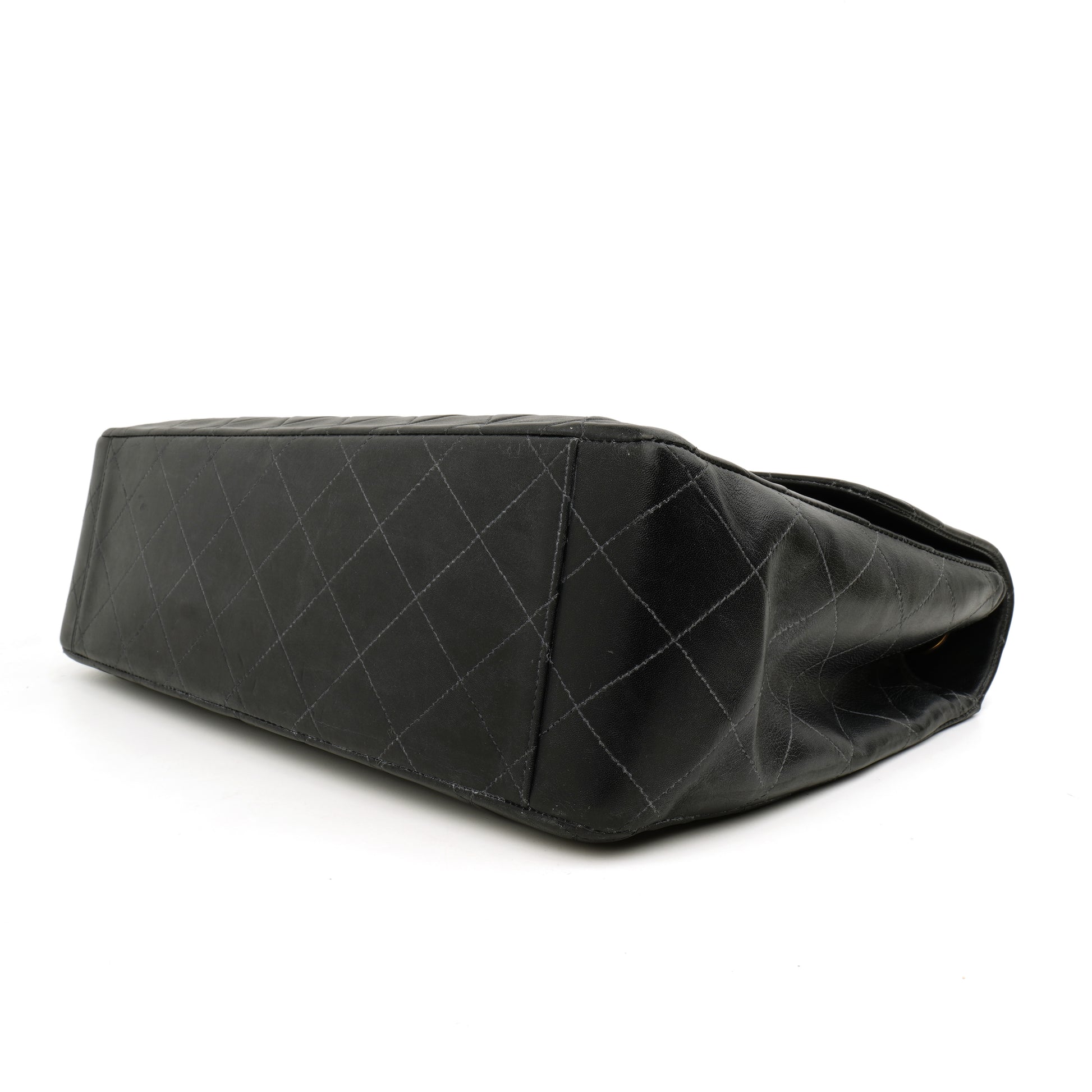 Chanel Single Flap Jumbo Lambskin Black GHW