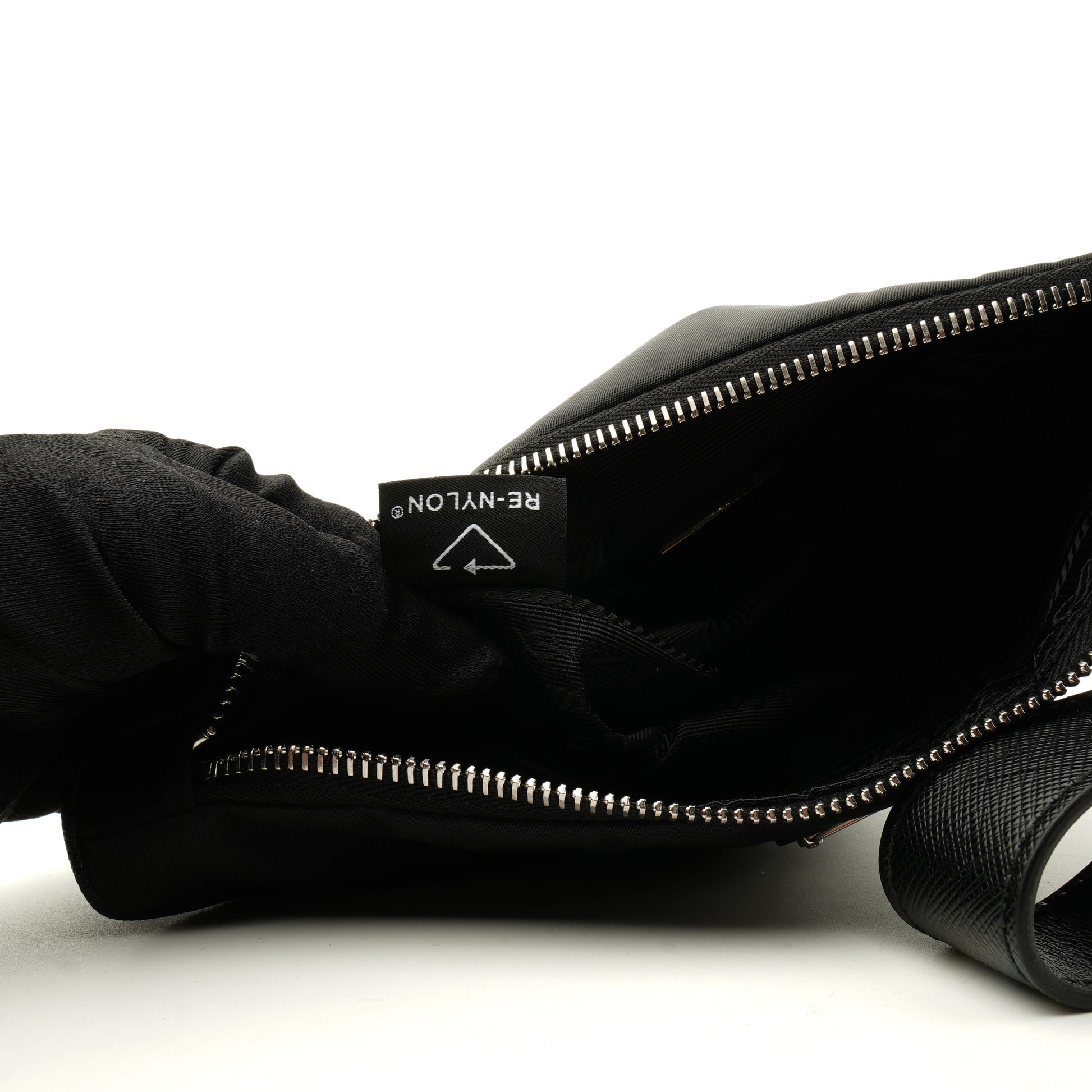 Prada Triangle Re-nylon Wristlet