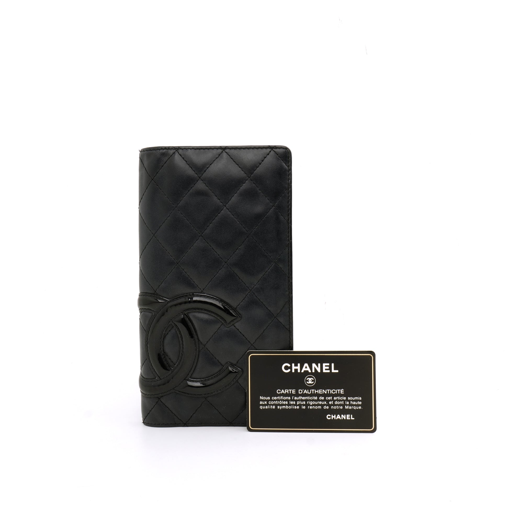 Chanel Cambon Agenda Black Lambskin