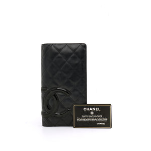 Chanel Cambon Agenda Black Lambskin