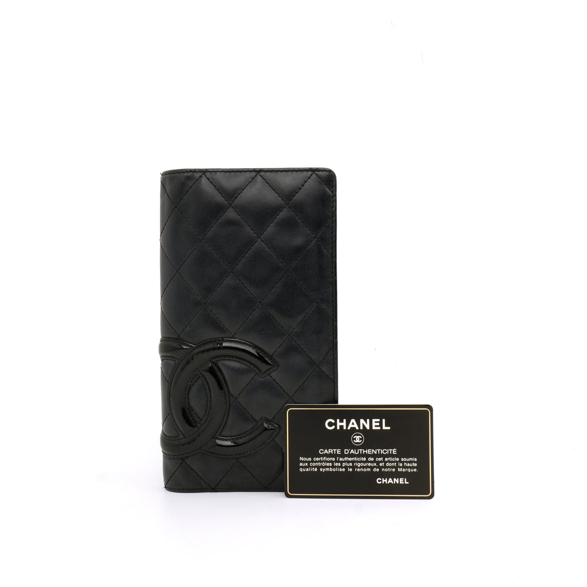 Chanel Cambon Agenda Black Lambskin