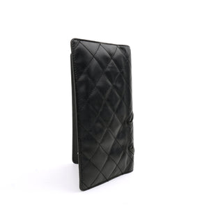 Chanel Cambon Agenda Black Lambskin