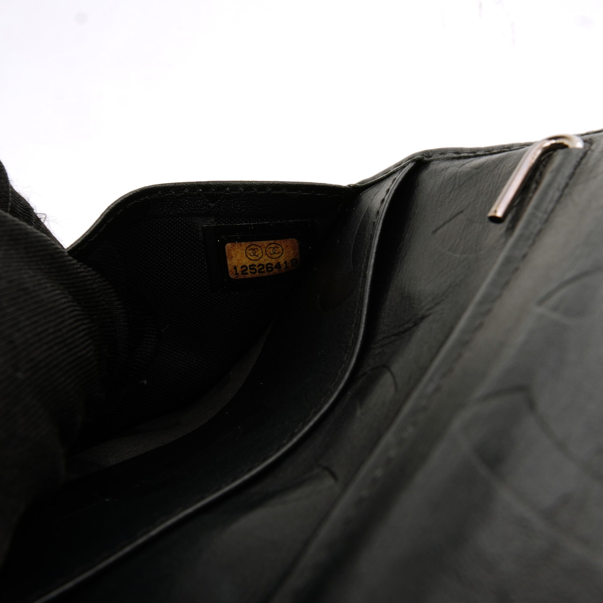 Chanel Cambon Agenda Black Lambskin
