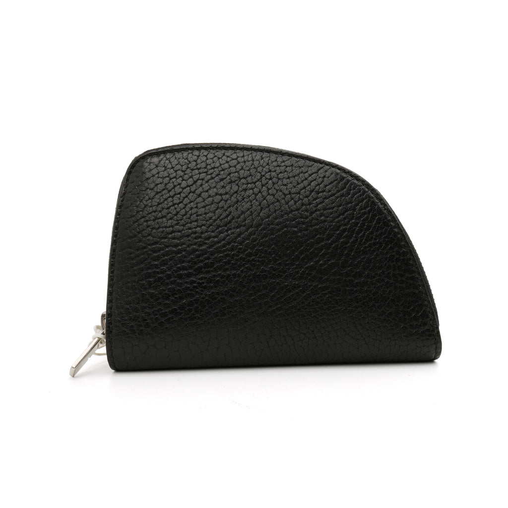 Burberry Shield Curved Zip Wallet Black