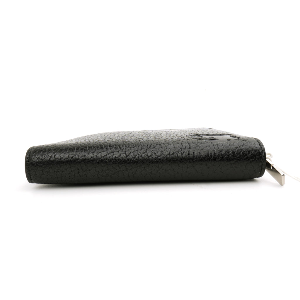 Burberry Shield Curved Zip Wallet Black