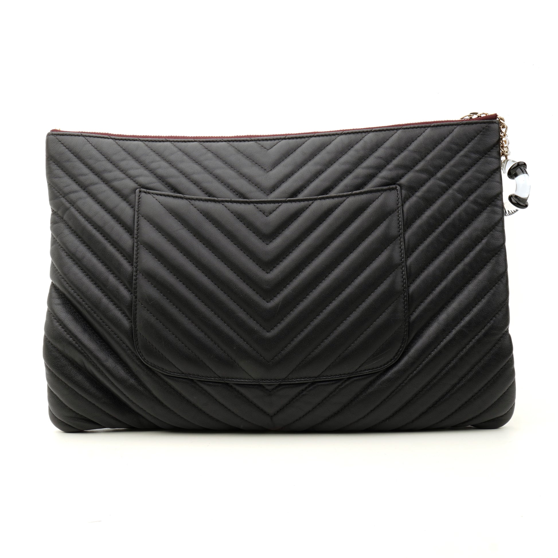 Chanel O Case Chevron Large