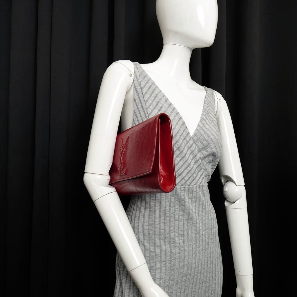 Saint Laurent Belle De Jour Red Patent