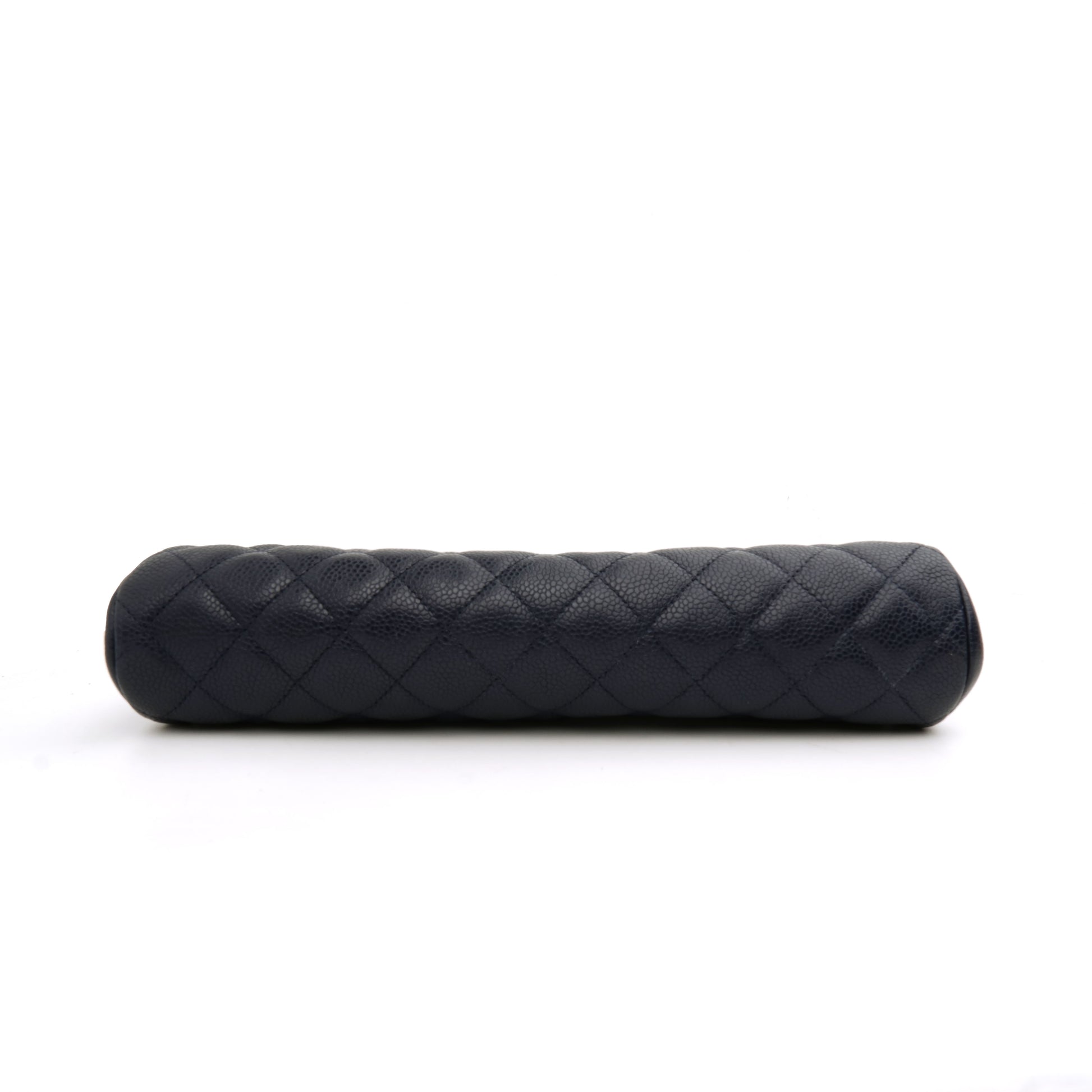 Chanel Timeless Clutch Caviar Dark Blue SHW