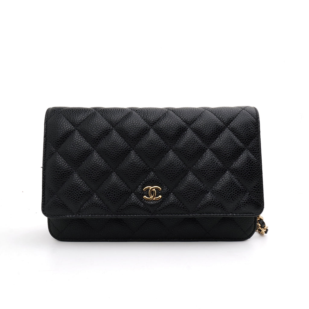 Chanel Wallet on Chain Caviar Black GHW