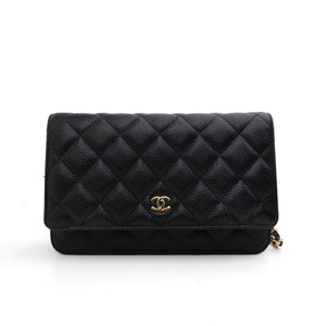 Chanel Wallet on Chain Caviar Black GHW