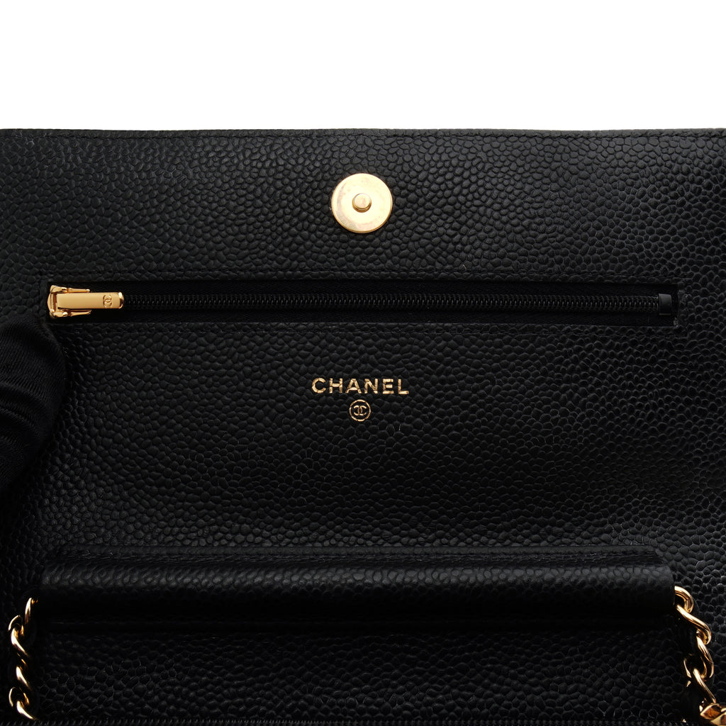 Chanel Wallet on Chain Caviar Black GHW