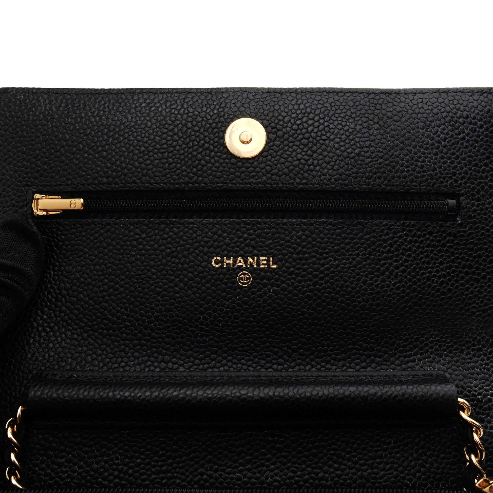 Chanel Wallet on Chain Caviar Black GHW
