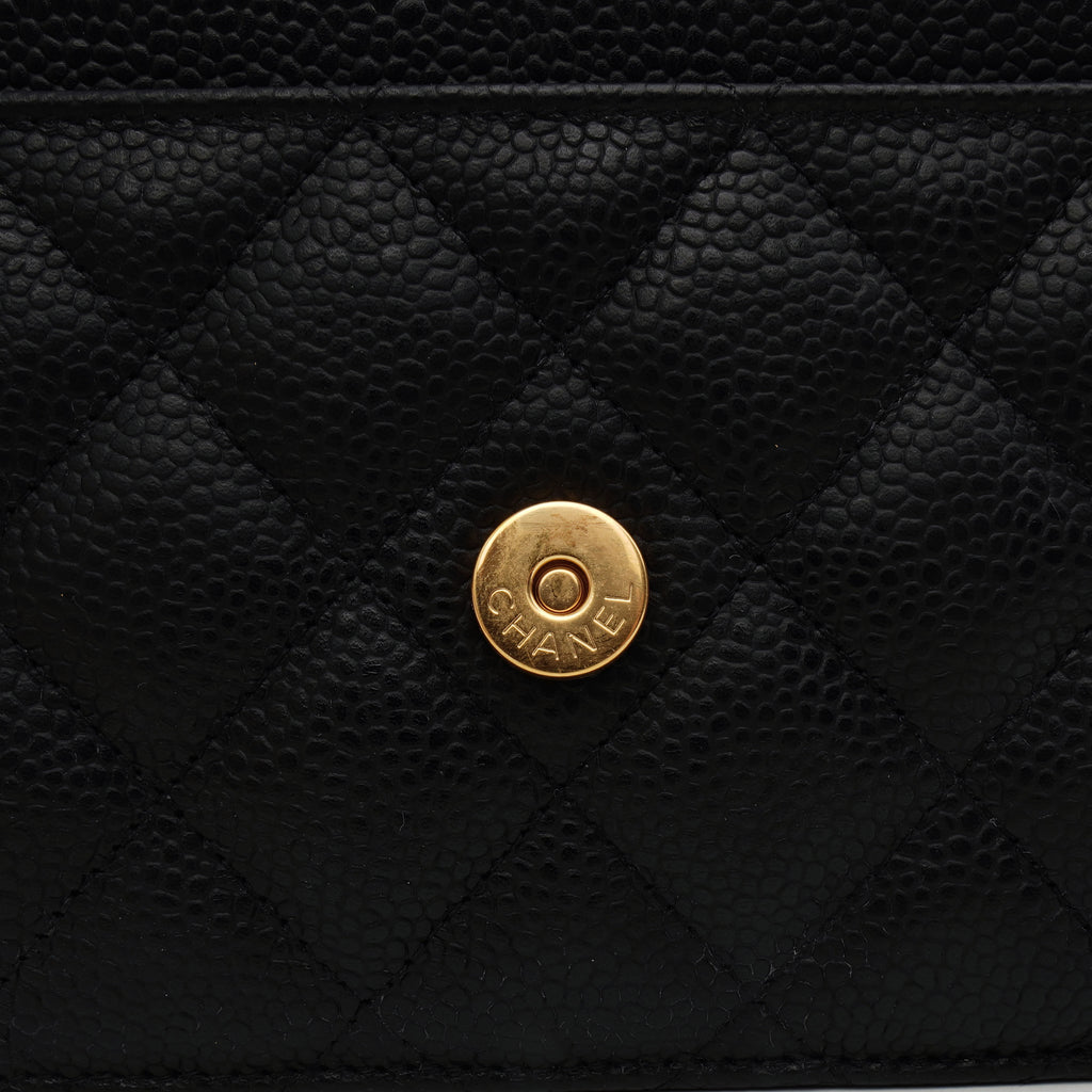 Chanel Wallet on Chain Caviar Black GHW