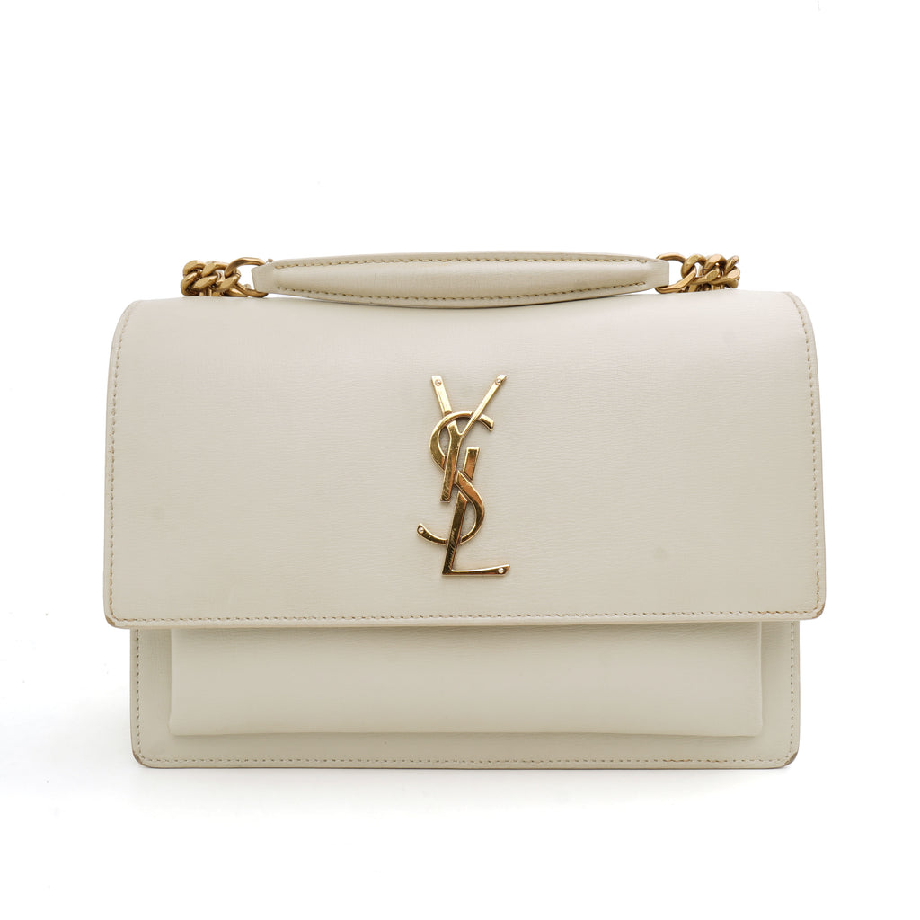 Saint Laurent Sunset Medium White