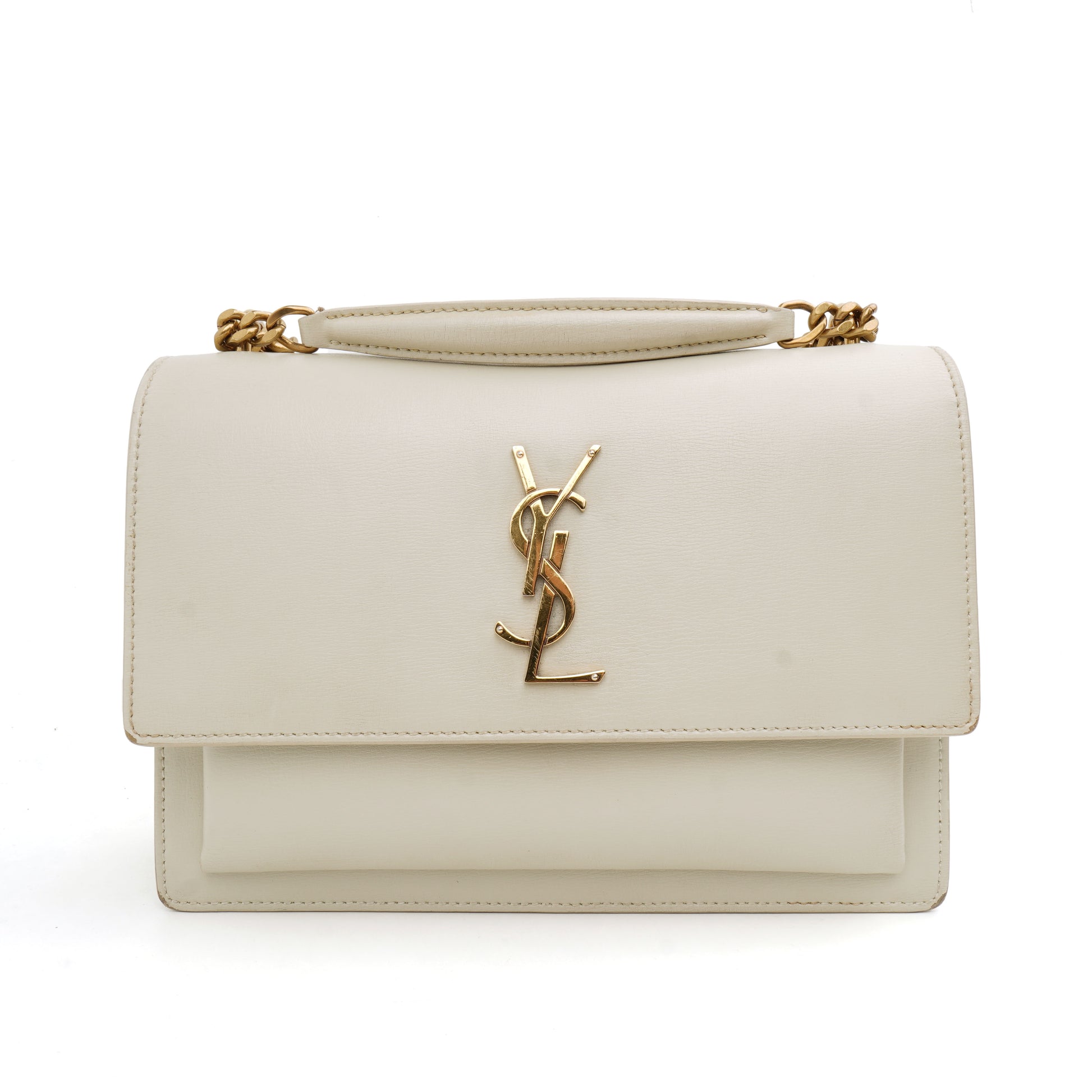 Saint Laurent Sunset Medium White