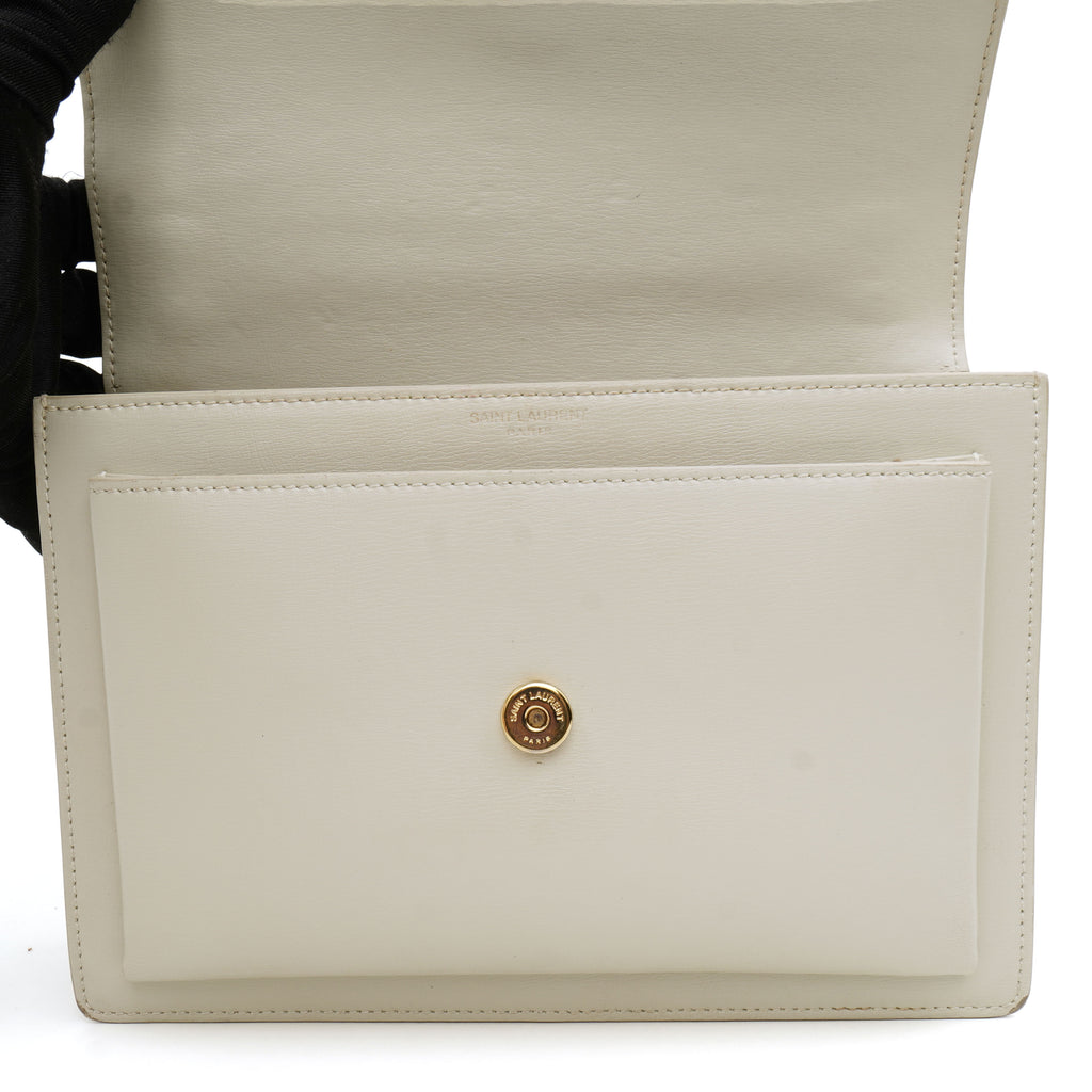 Saint Laurent Sunset Medium White