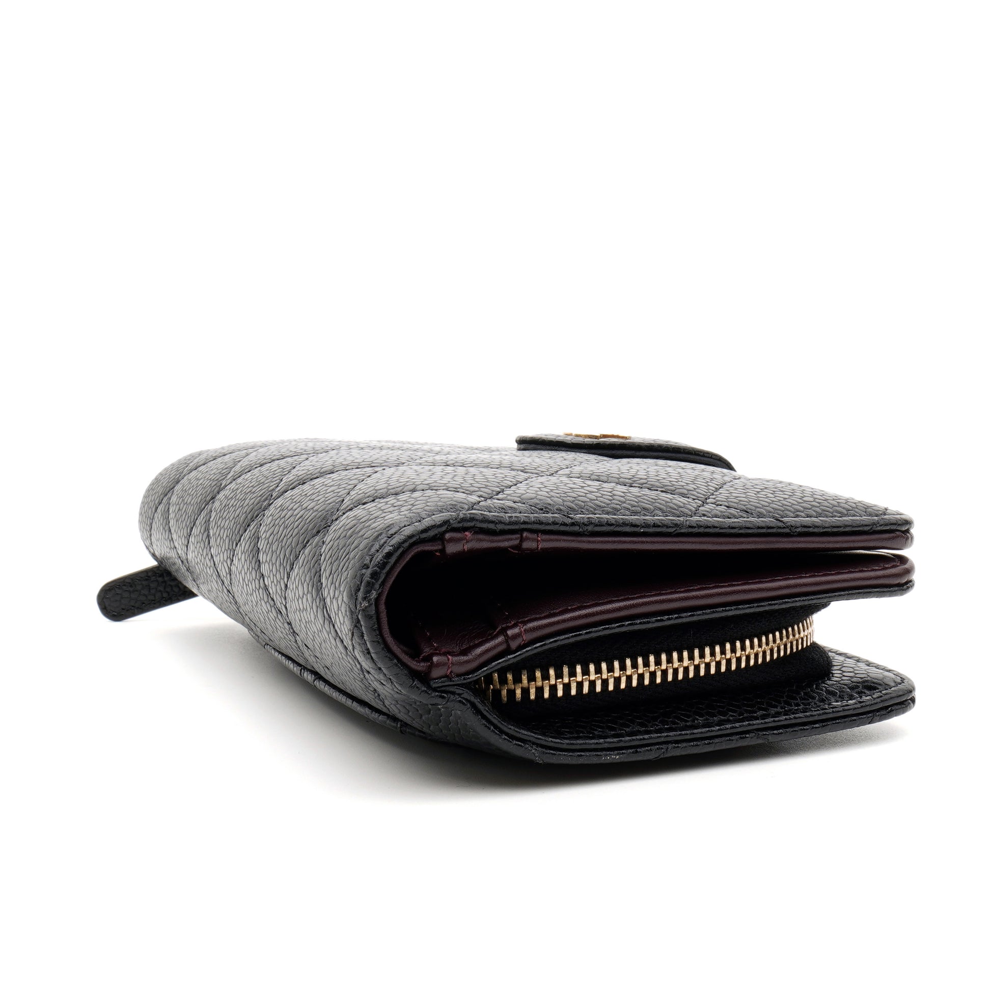 Chanel L Zip Compact Wallet