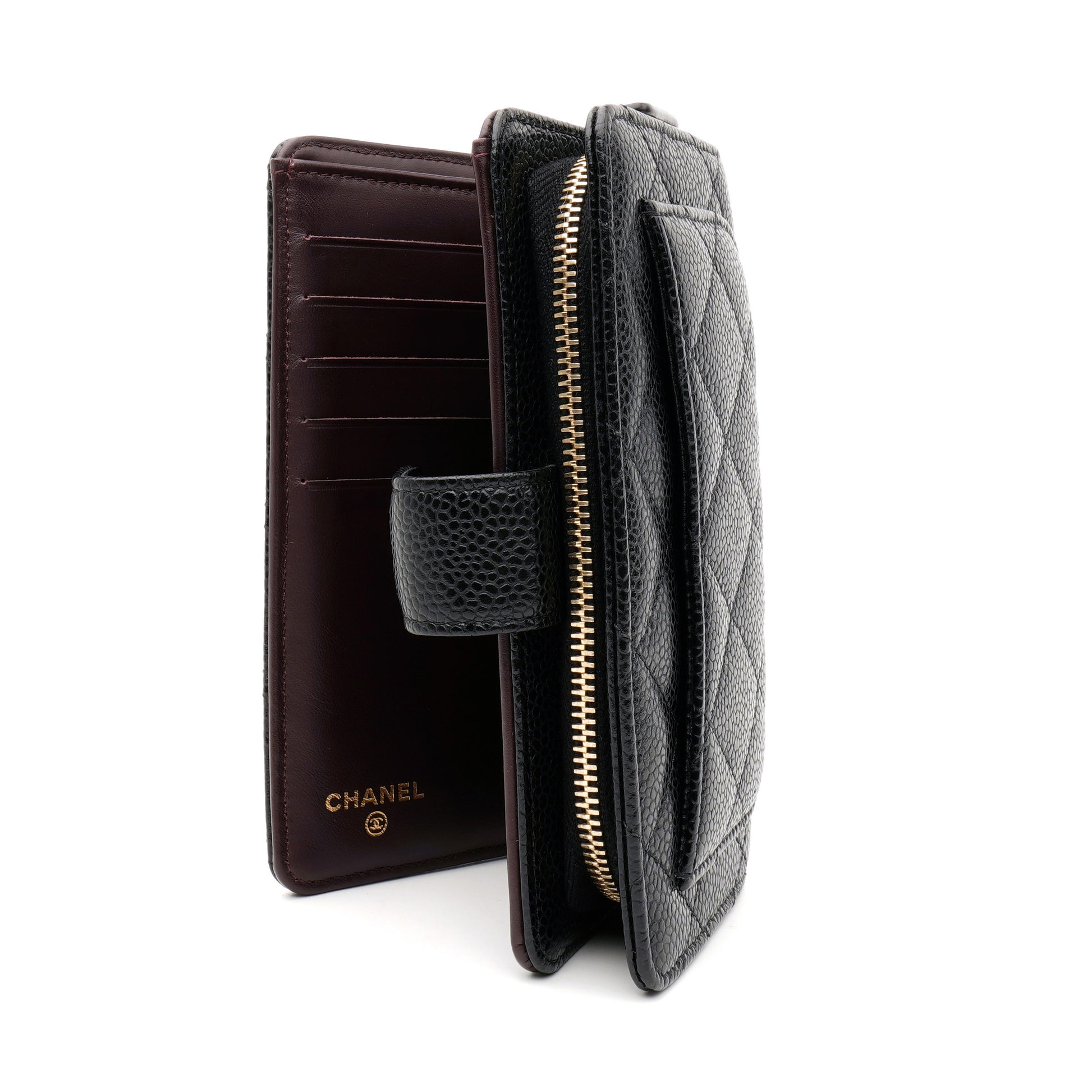 Chanel L Zip Compact Wallet