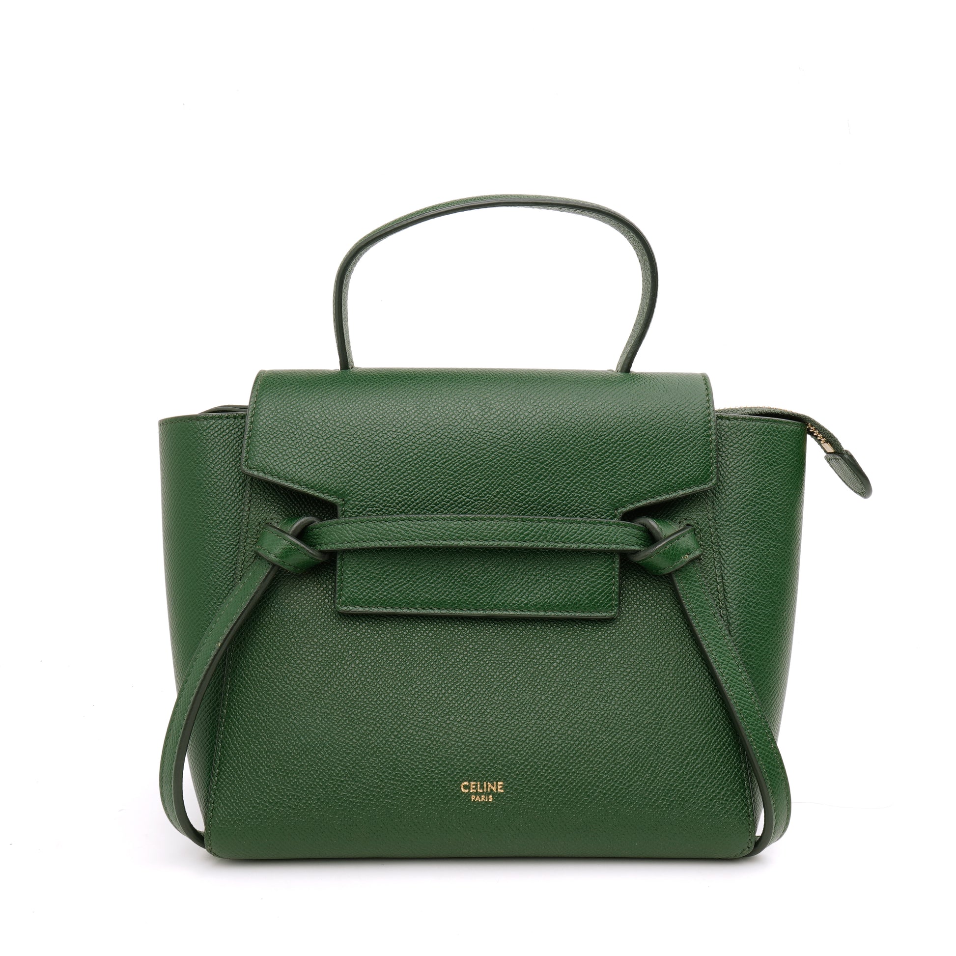 Celine Nano Belt Bag Malachite Green