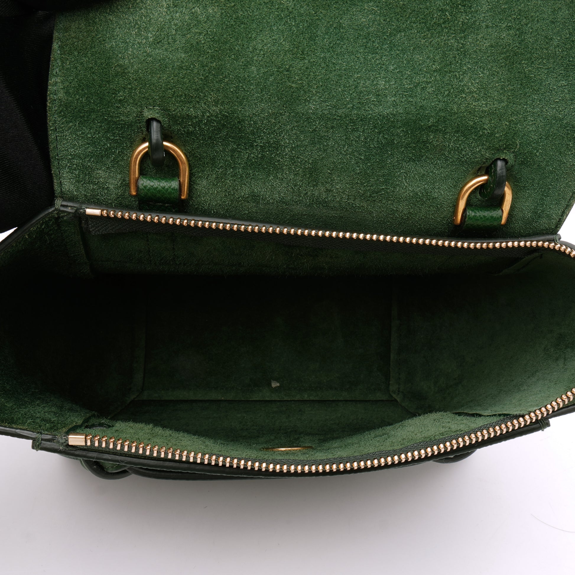 Celine Nano Belt Bag Malachite Green