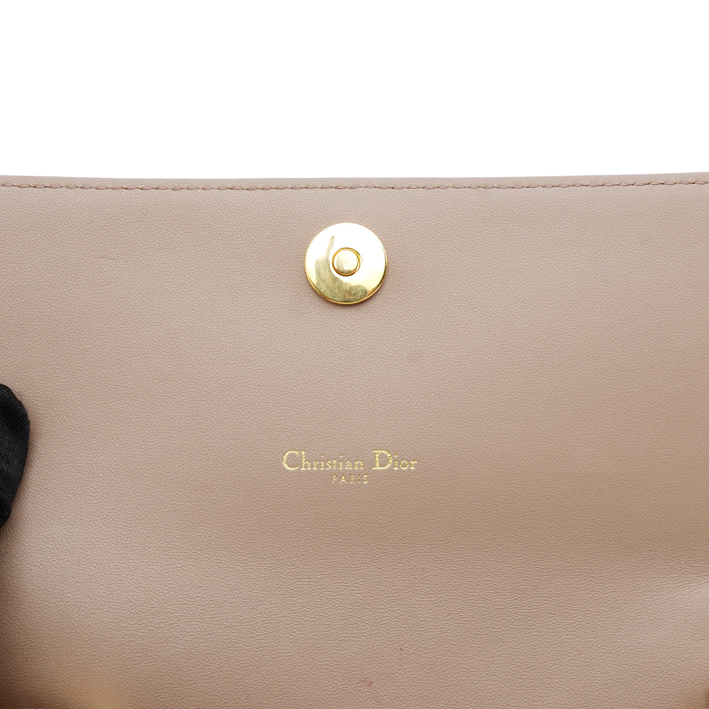Dior Caro Wallet on Chain Rose Blush