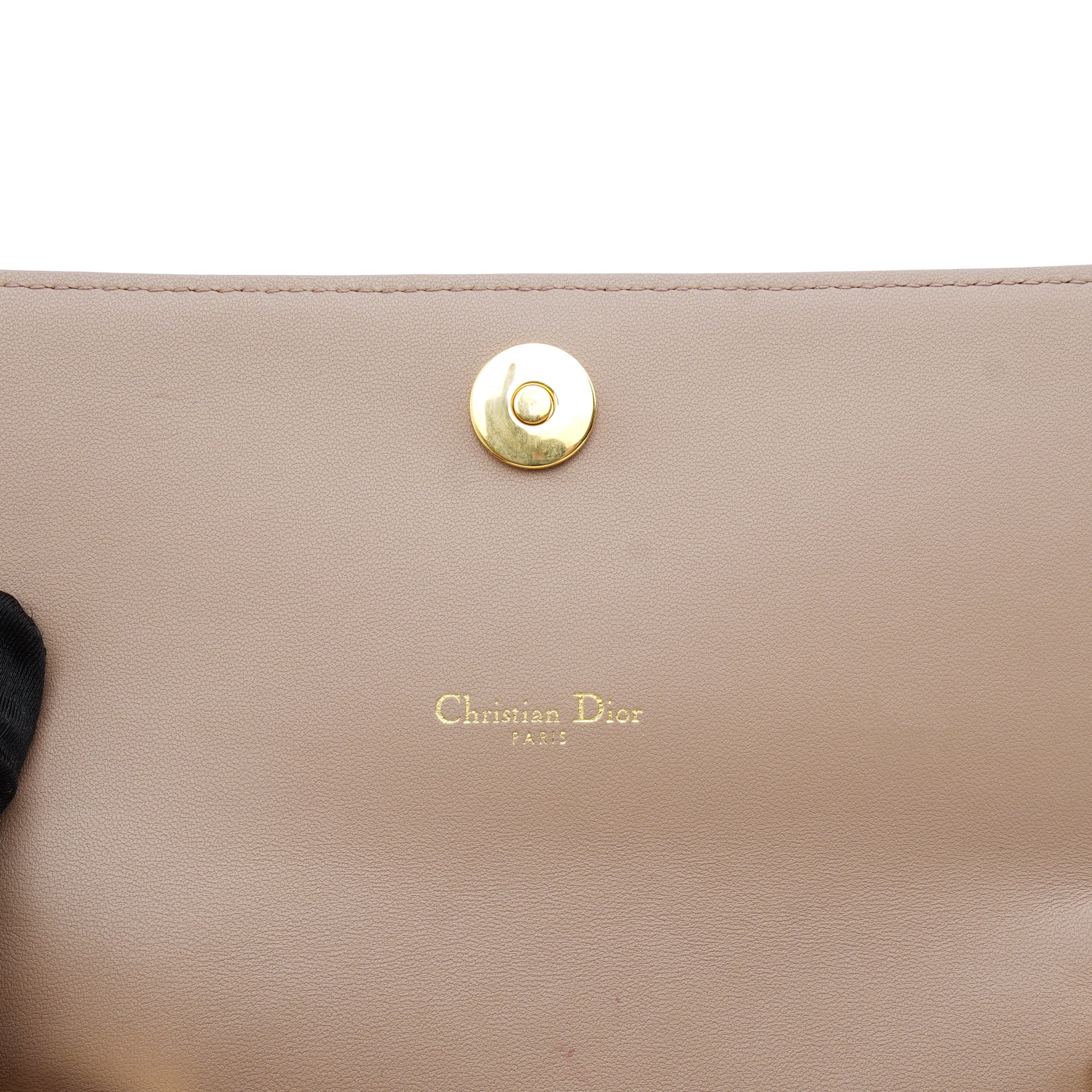 Dior Caro Wallet on Chain Rose Blush