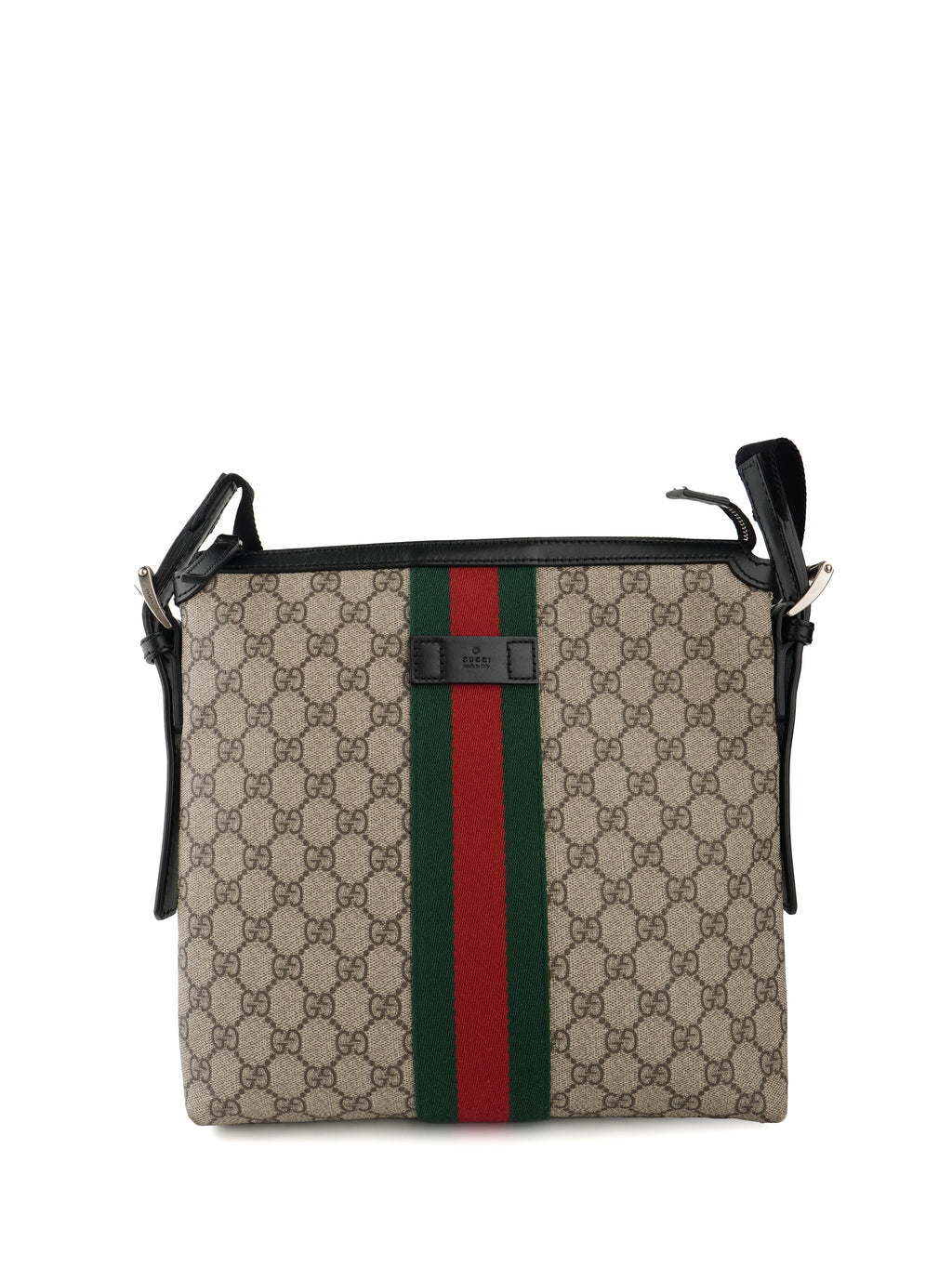 Gucci Supreme Monogram Web Messenger Bag