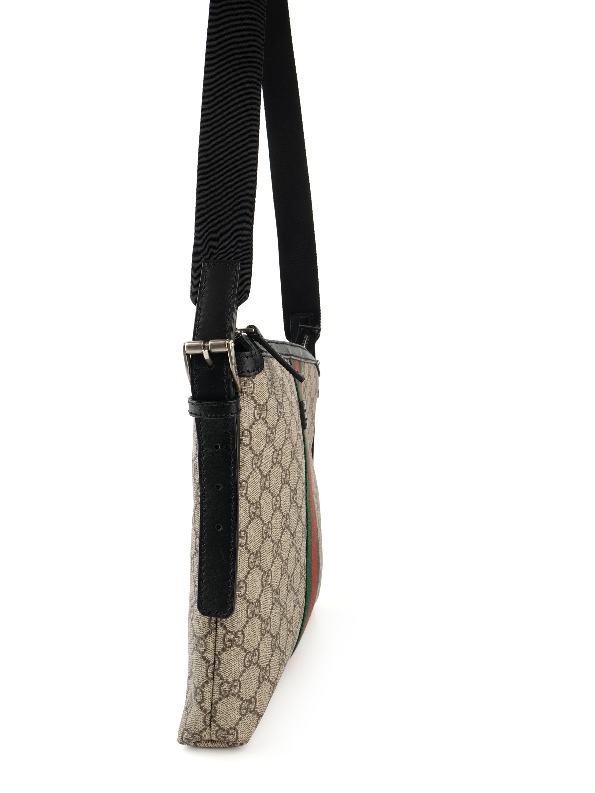 Gucci Supreme Monogram Web Messenger Bag