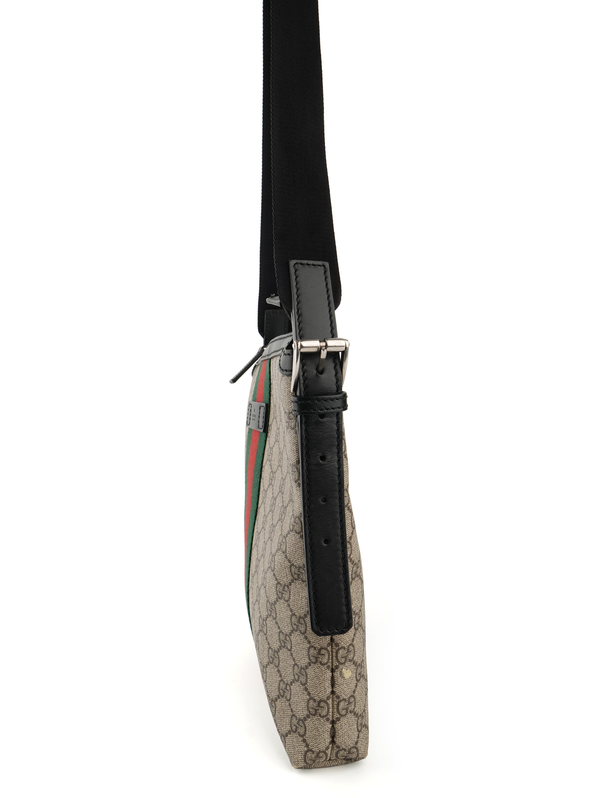Gucci Supreme Monogram Web Messenger Bag