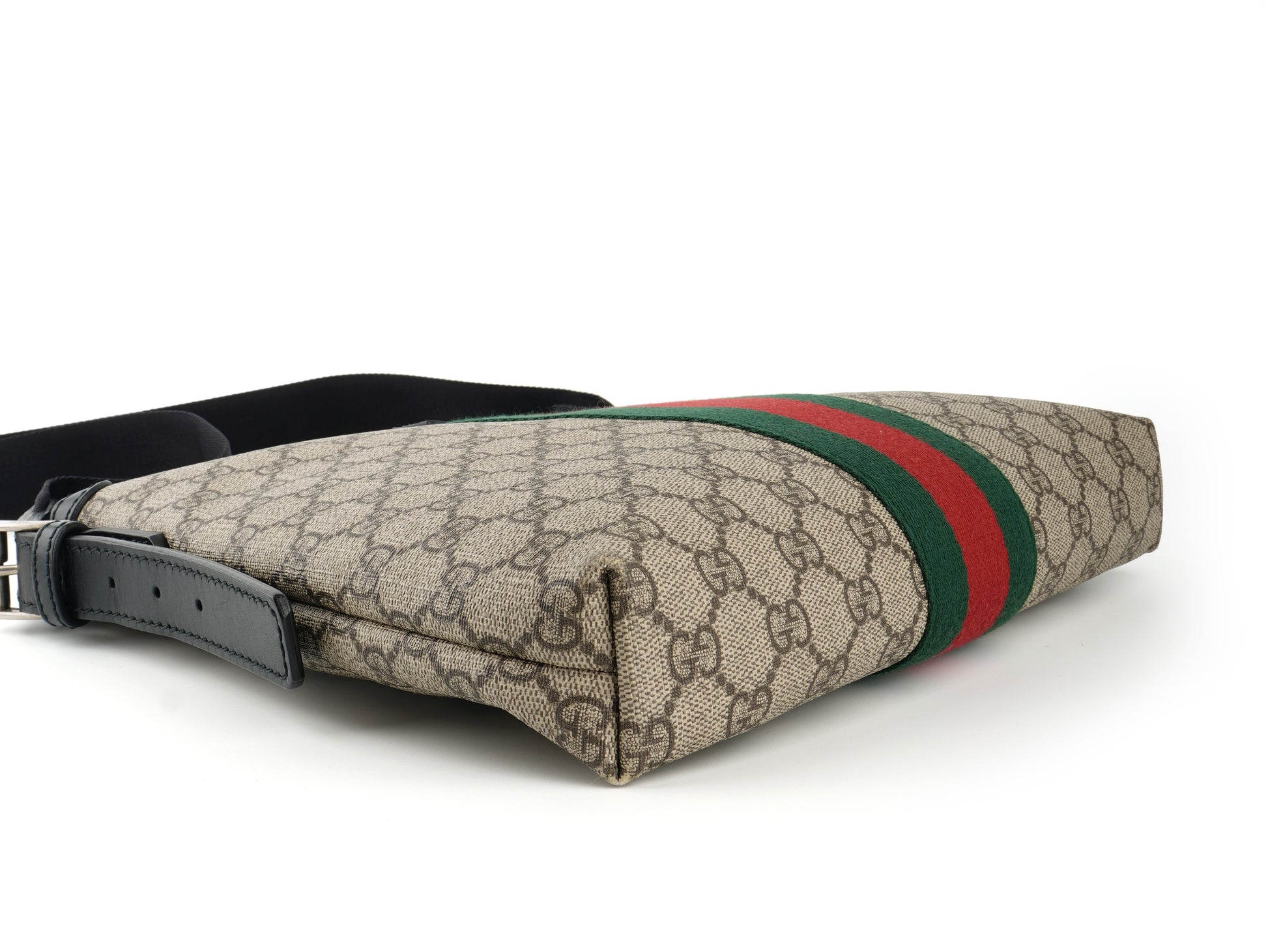 Gucci Supreme Monogram Web Messenger Bag